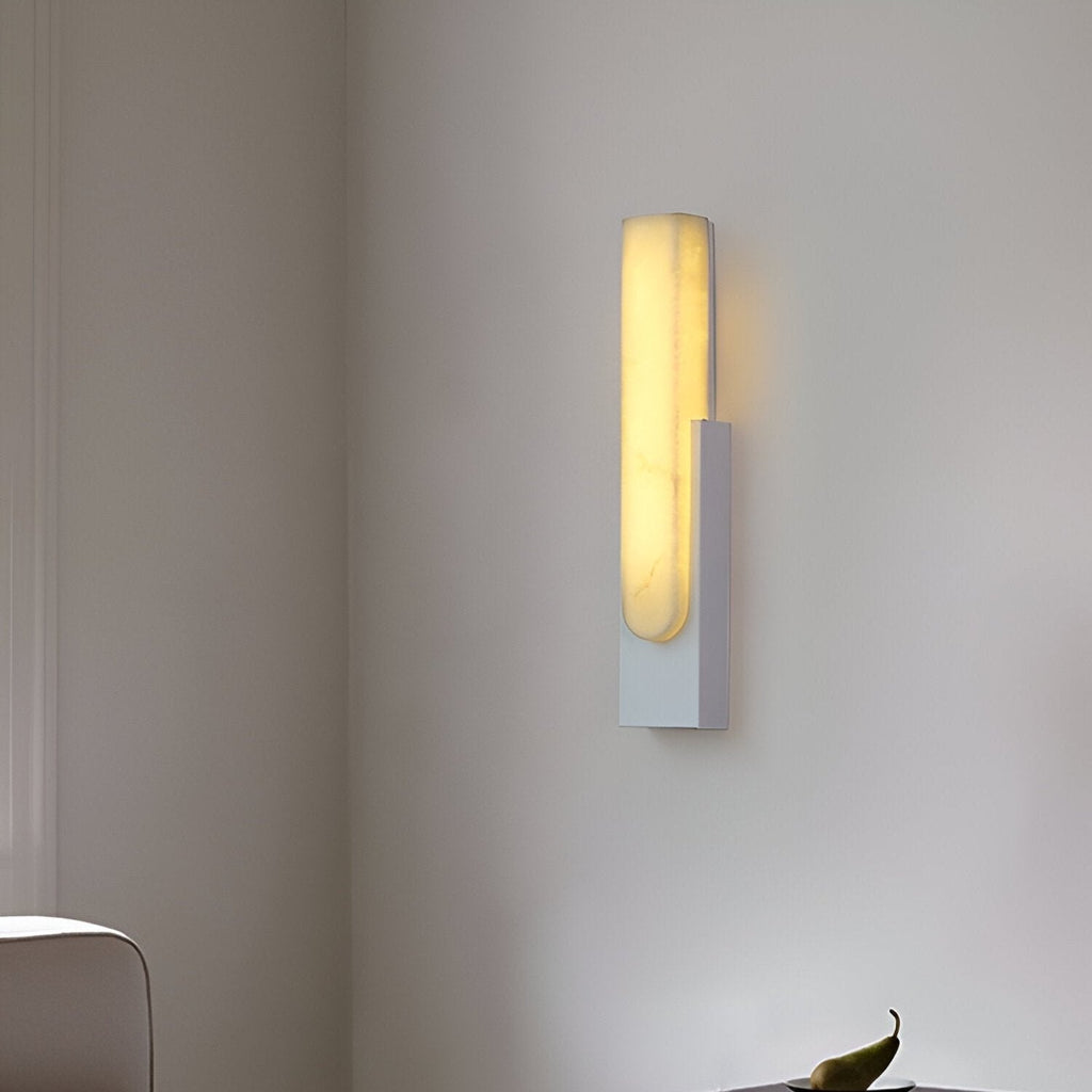 Casa Lumière Alabaster Wandlamp - Zacht Warm Lichtaccent