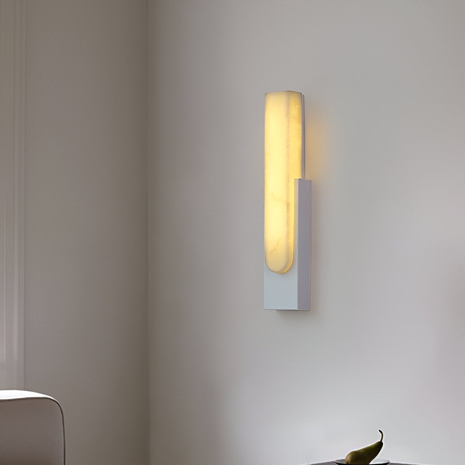Casa Lumière Alabaster Wandlamp - Zacht Warm Lichtaccent