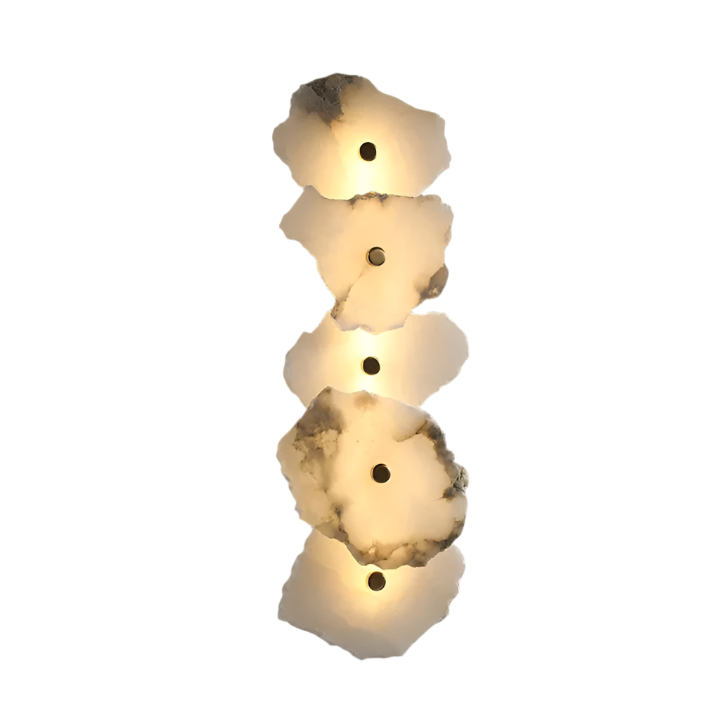 Casa Lumière Organische Marmeren Wandlamp - Design Lamp Zachte Sfeerverlichting