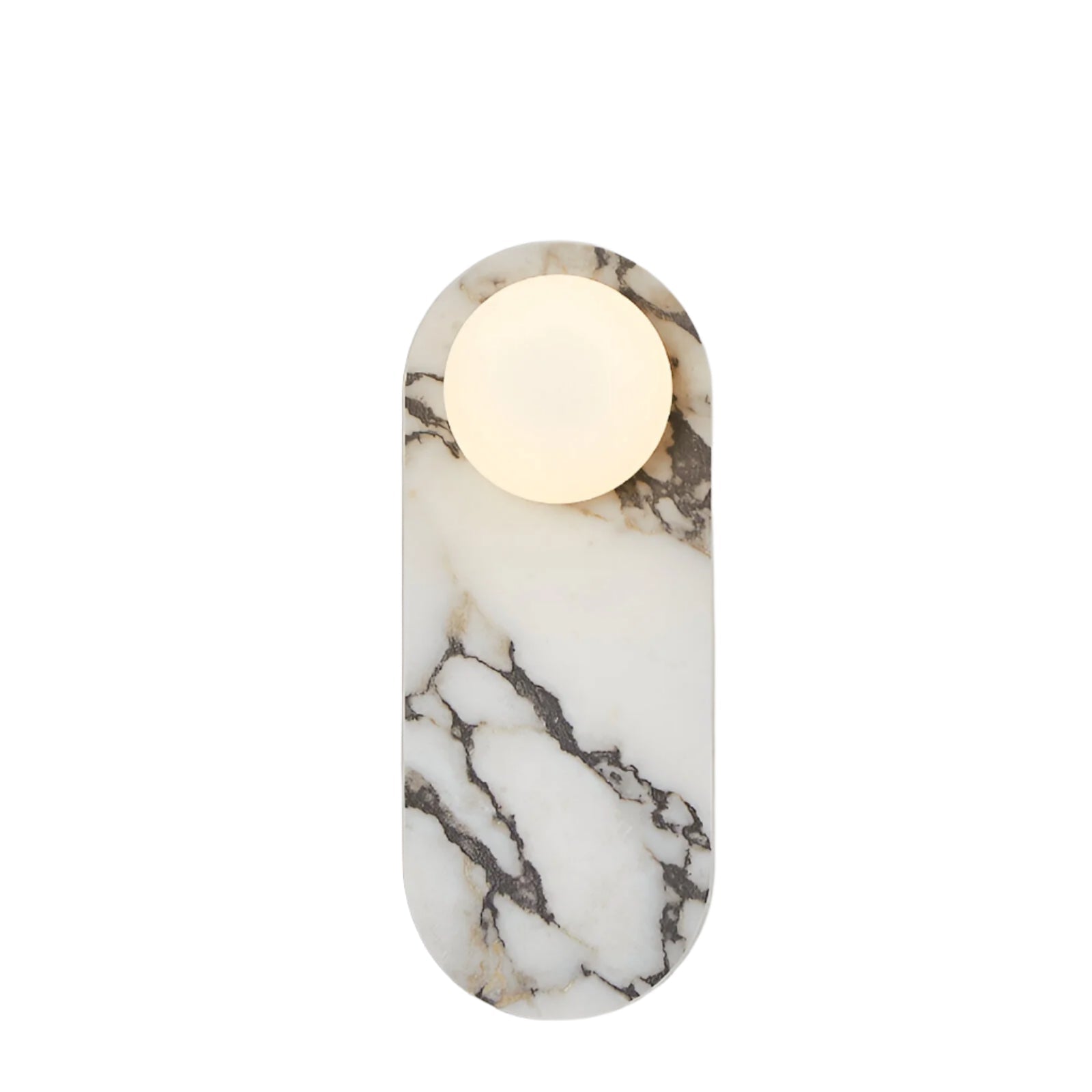 Casa Lumière Marmeren Wandlamp - Minimalistische Japandi Wandverlichting met Ronde Lichtpunten