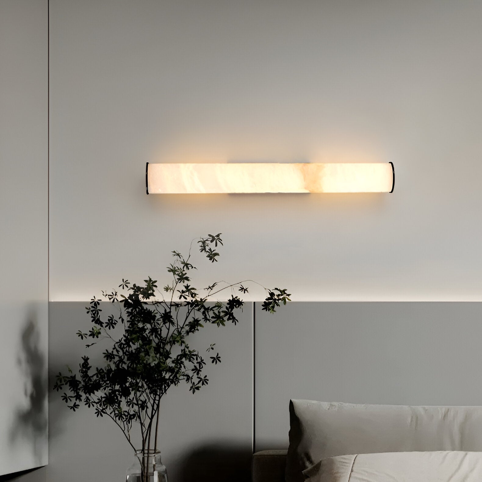 Casa Lumière Callisto Marmeren Wandlamp met Koper – Modern Design & Warme Sfeerverlichting