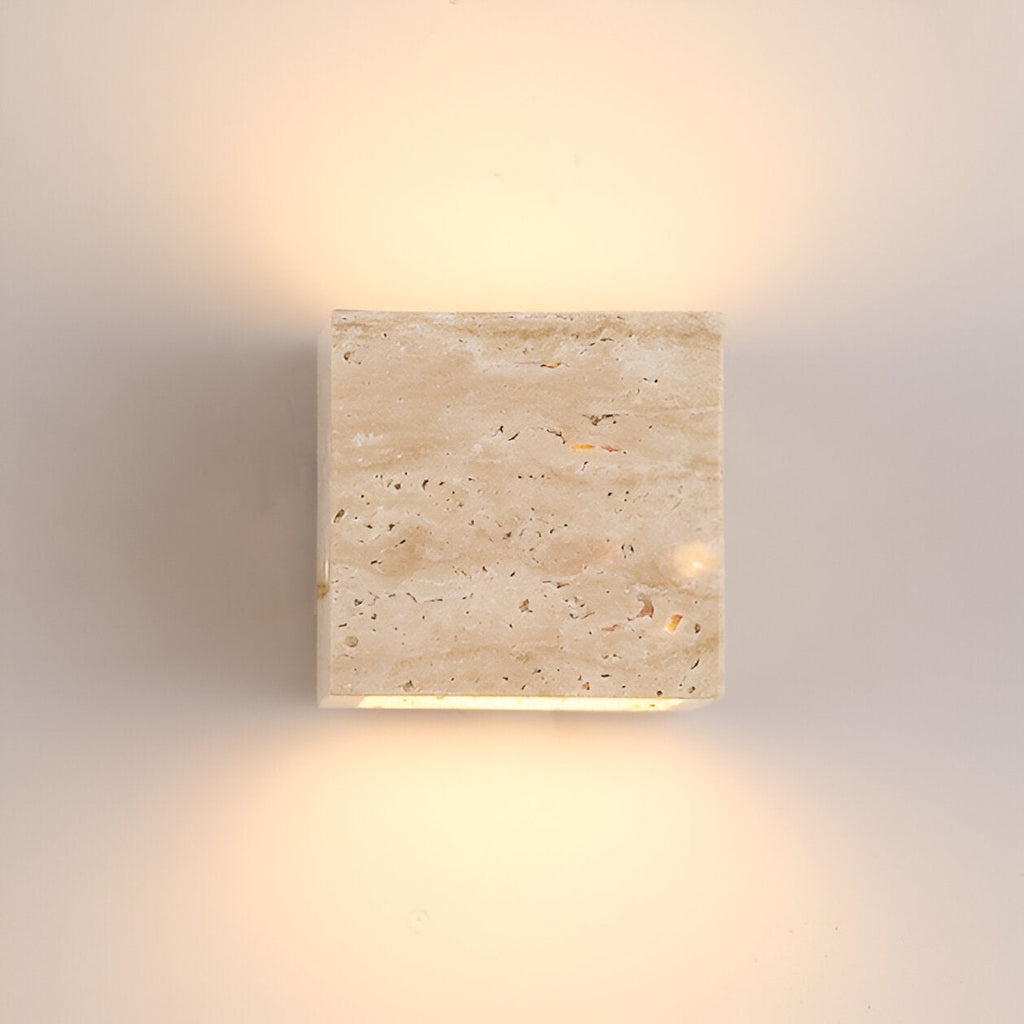 Casa Lumière Travertine Wandlamp - Up & Down Verlichting voor Binnen & Buiten