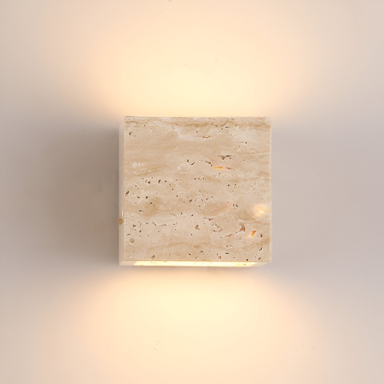 Casa Lumière Travertine Wandlamp - Up & Down Verlichting voor Binnen & Buiten