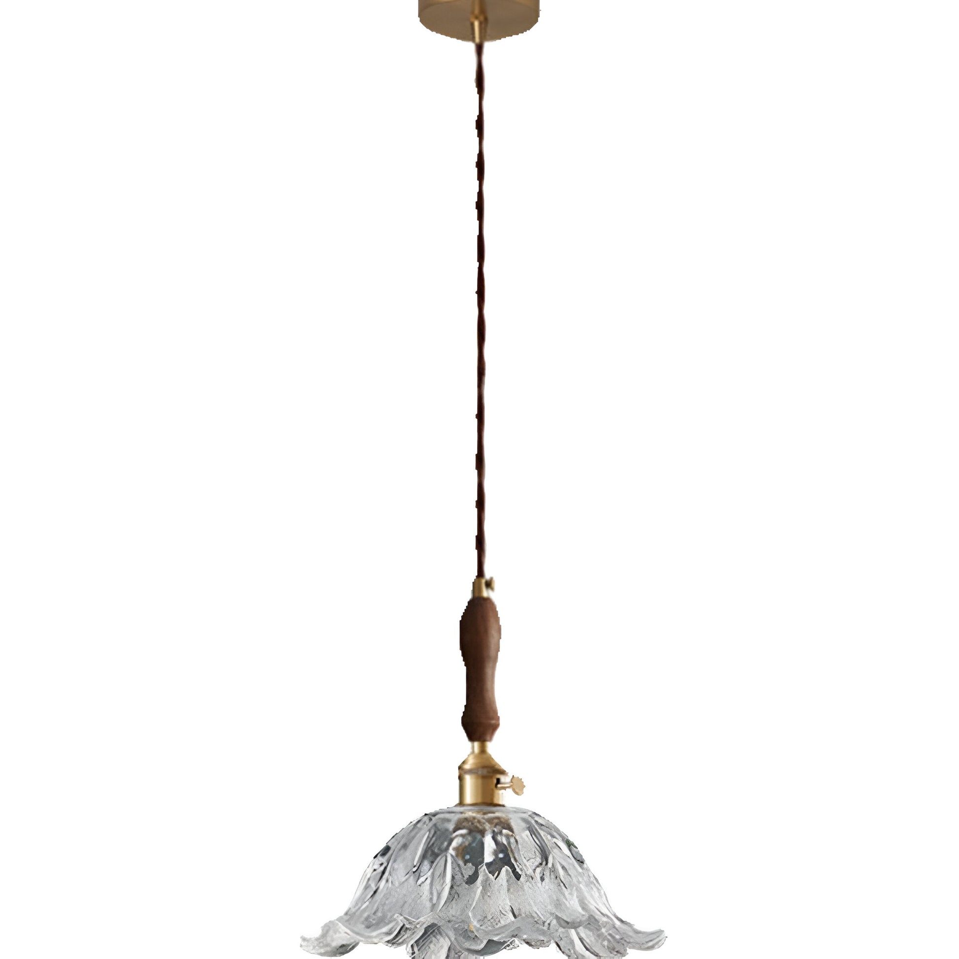 Casa Lumière Retro Franse Glazen Hanglamp - Sfeervol Licht & Klassiek Design