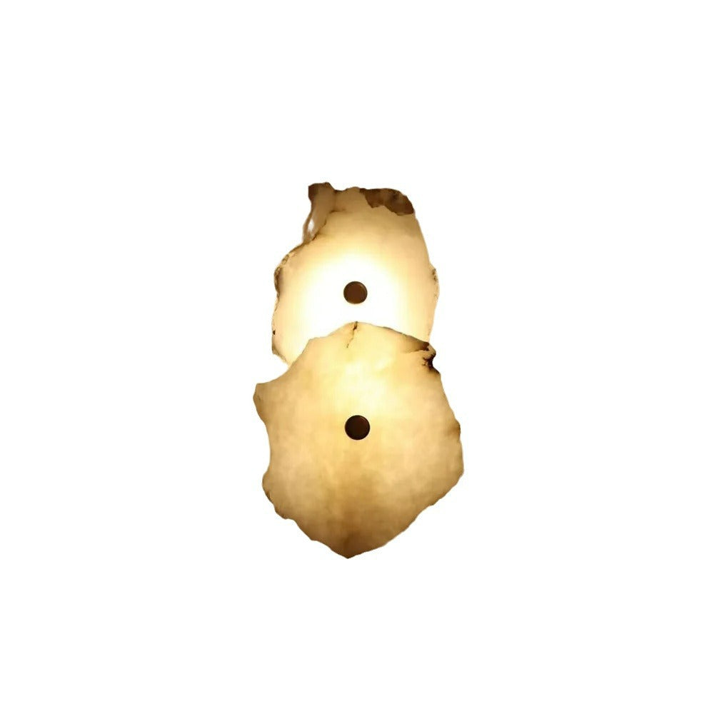 Casa Lumière Organische Marmeren Wandlamp - Zachte Lichtgloed Design Verlichting