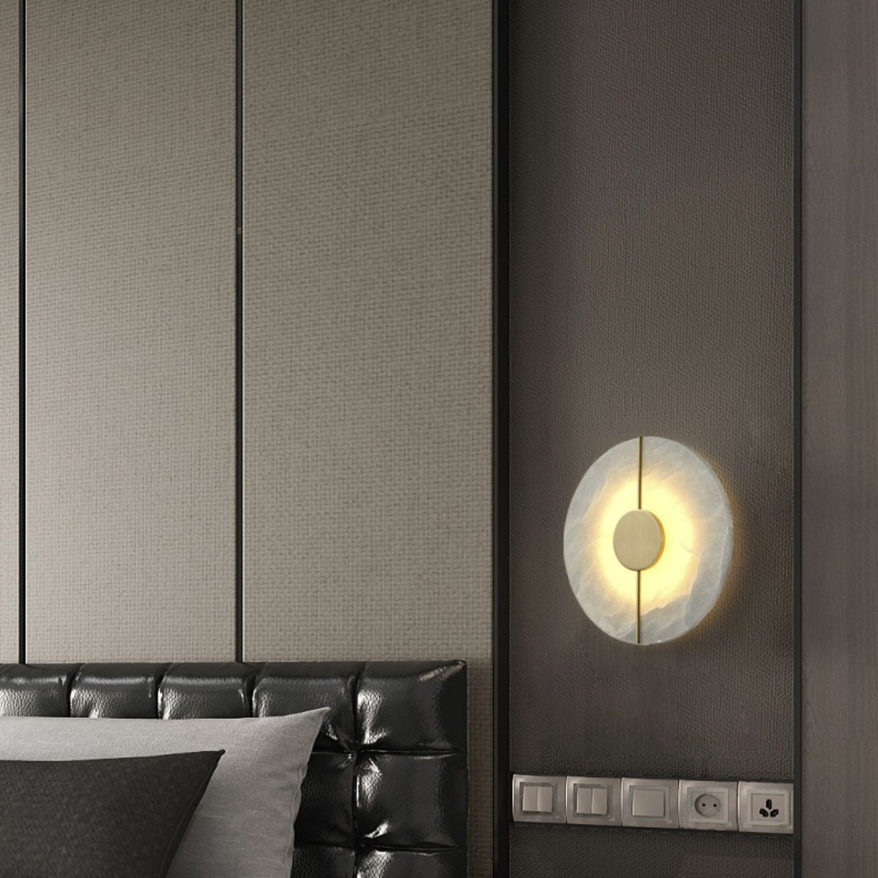 Casa Lumière Marmeren Nordic Wandlamp - Zacht Warm Accentlicht