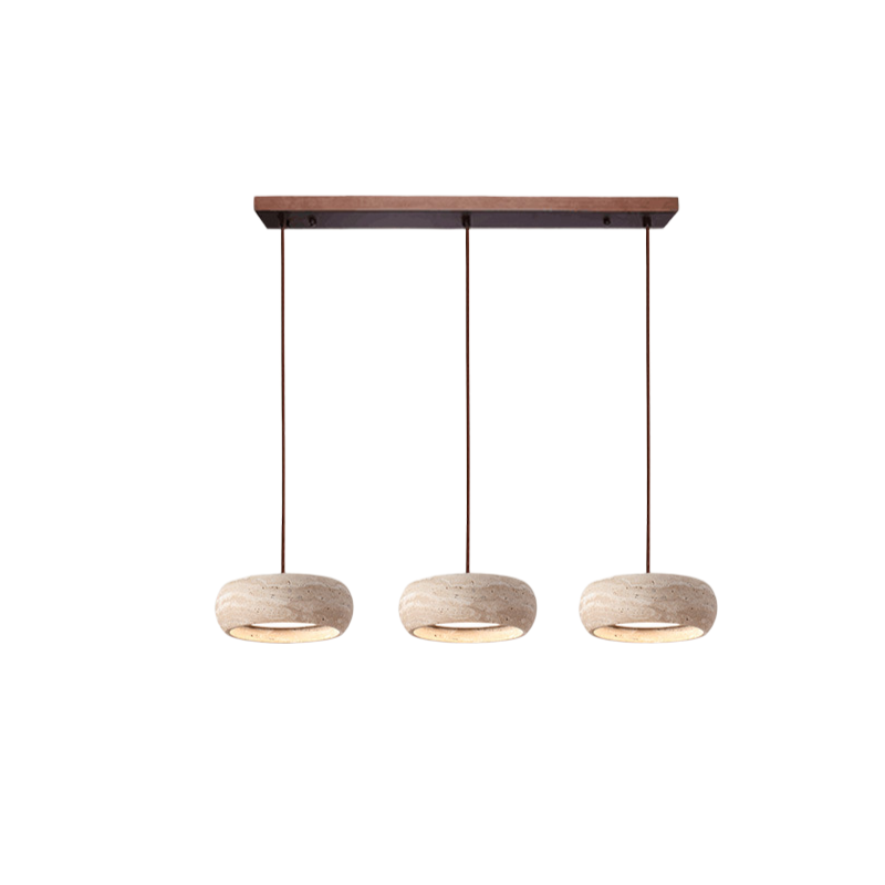 Casa Lumière Wabi-Sabi Travertine Hanglamp - Natuursteen Design Lamp