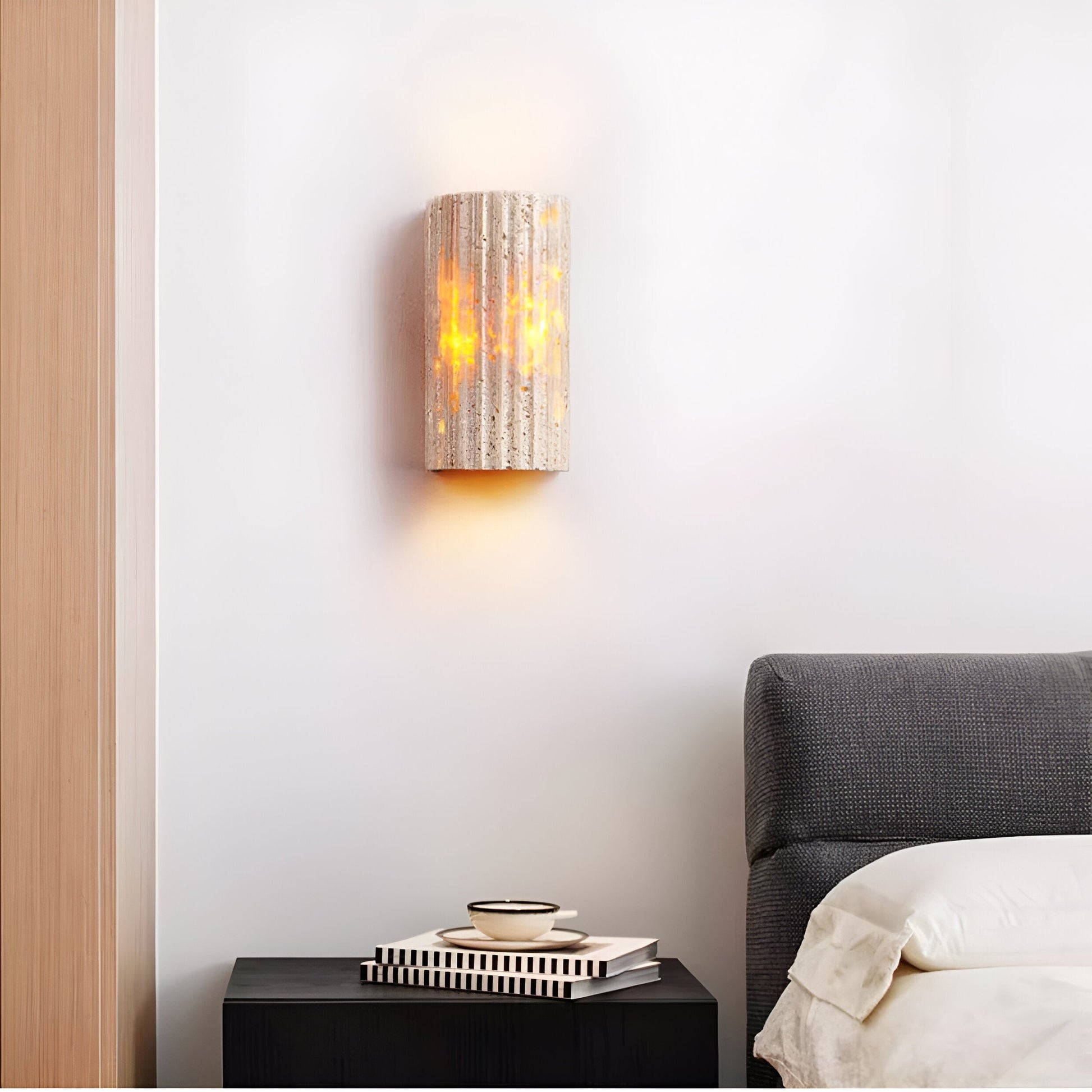 Casa Lumière Travertine Outdoor Wandlamp - Luxe Buitenverlichting