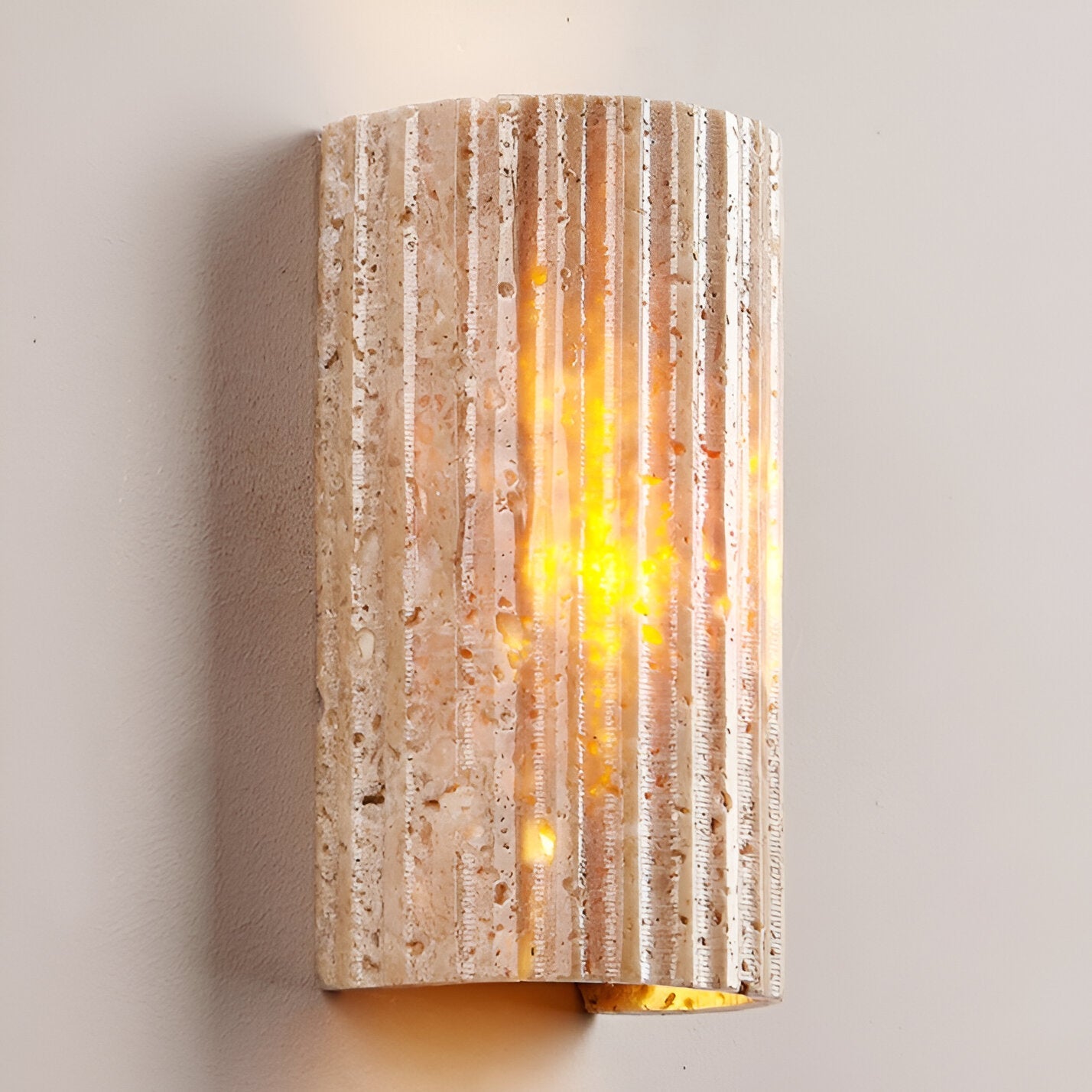 Casa Lumière Travertine Outdoor Wandlamp - Luxe Buitenverlichting