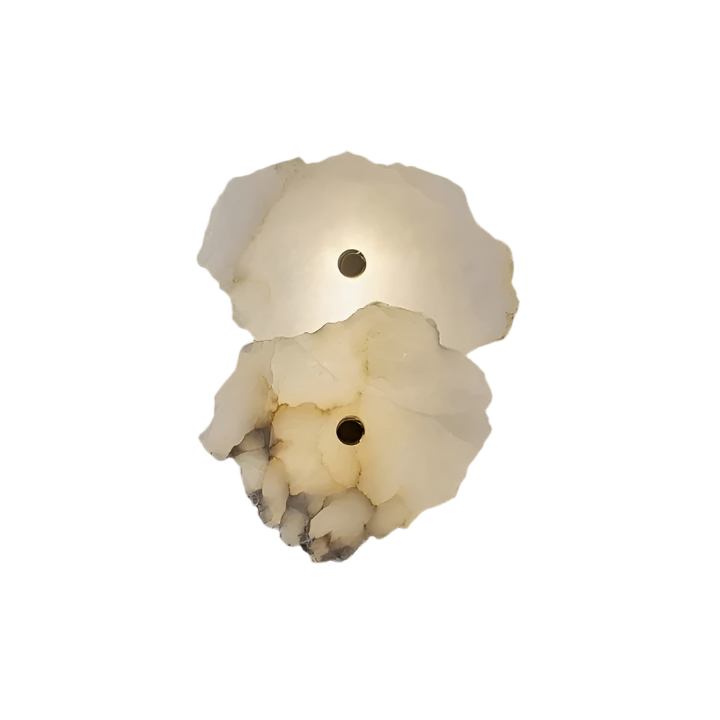 Casa Lumière Organische Marmeren Wandlamp - Zachte Lichtgloed Design Verlichting