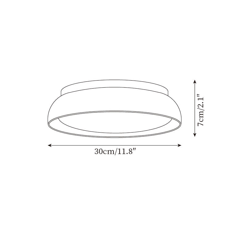 Casa Lumière Plafondlamp van Travertin & Hout - Warm Licht