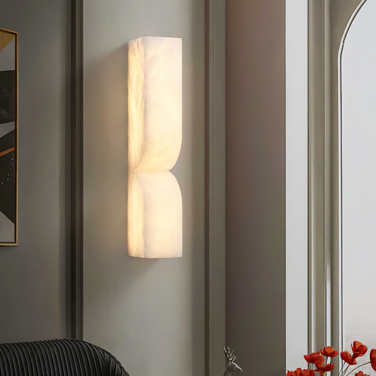 Casa Lumière Moderne Alabaster Wandlamp - Zacht Diffuus Licht