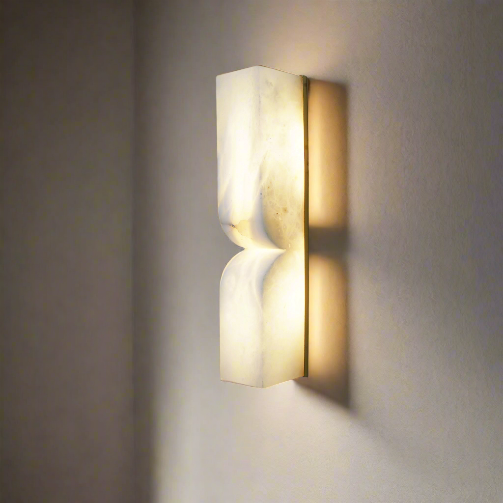 Casa Lumière Moderne Alabaster Wandlamp - Zacht Diffuus Licht