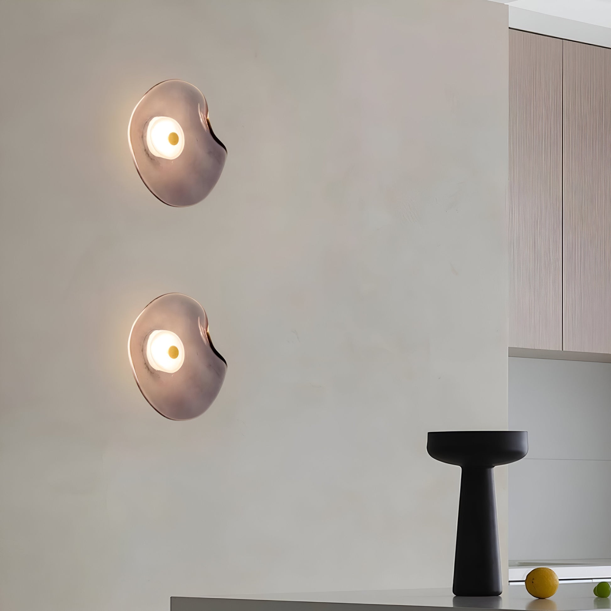 Casa Lumière Amber Glas Wandlamp - Sfeervol Design Wandverlichting