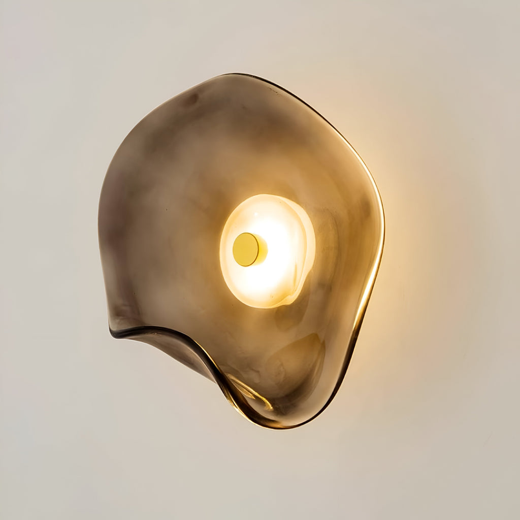 Casa Lumière Amber Glas Wandlamp - Sfeervol Design Wandverlichting