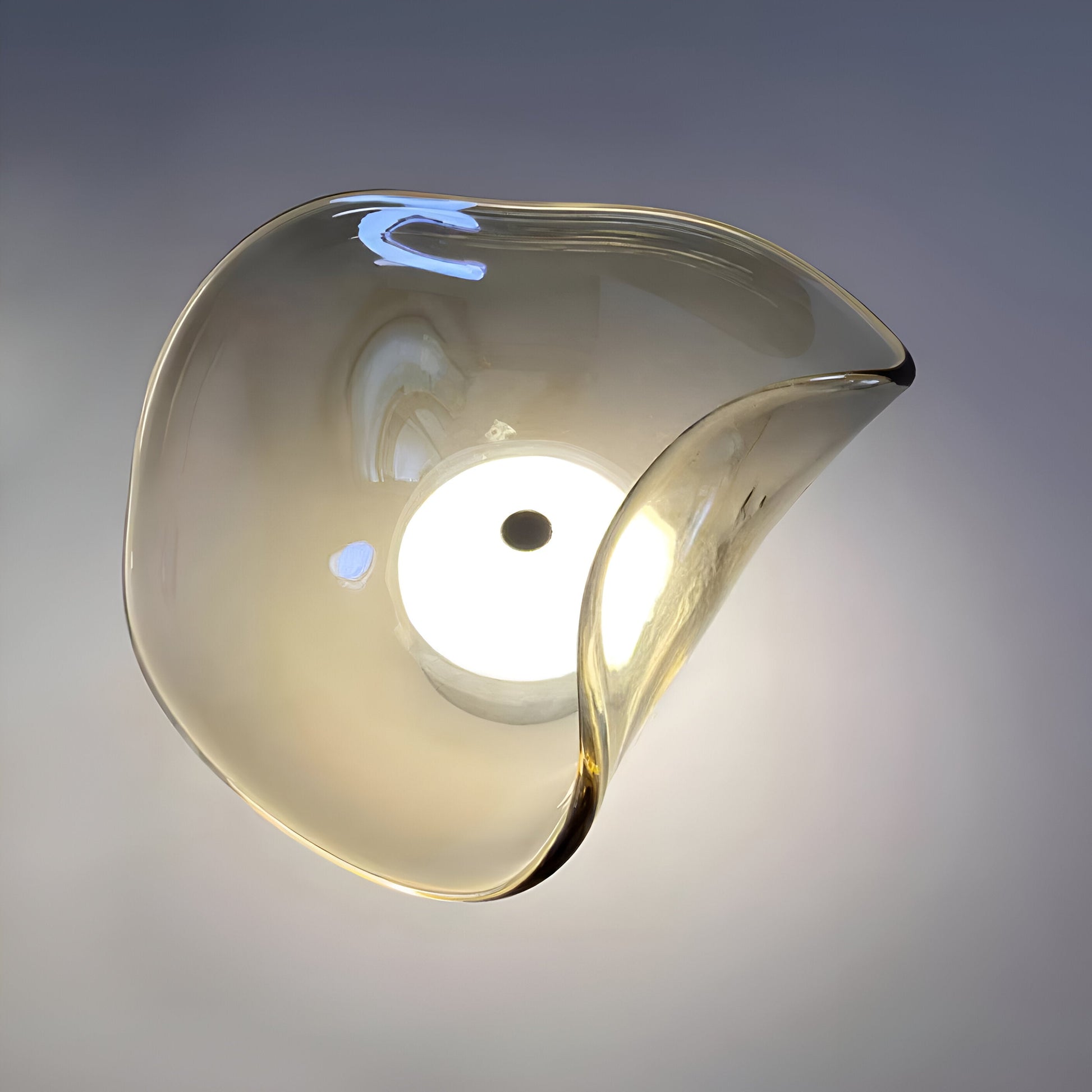 Casa Lumière Amber Glas Wandlamp - Sfeervol Design Wandverlichting