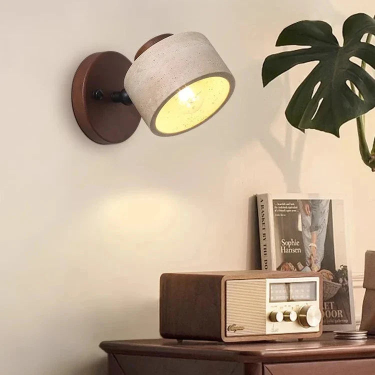 Casa Lumière Minimalistische Travertine Wandlamp - Richtbare Wandverlichting om te lezen of studeren