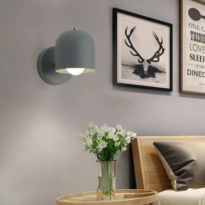 Casa Lumière Minimalistische Wandlamp - Ronde Kap voor Slaapkamer