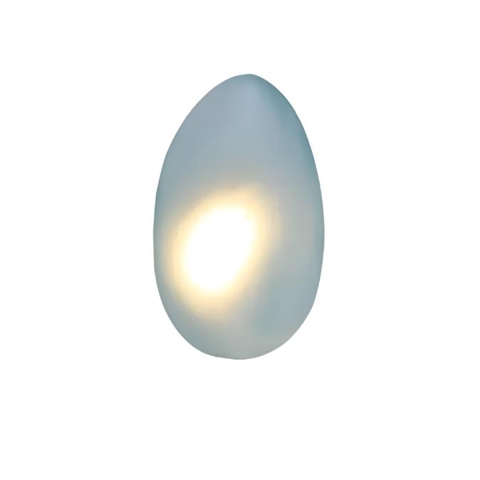 Casa Lumière Stained Cobblestone Glazen Wandlamp - Organische Design Wandverlichting