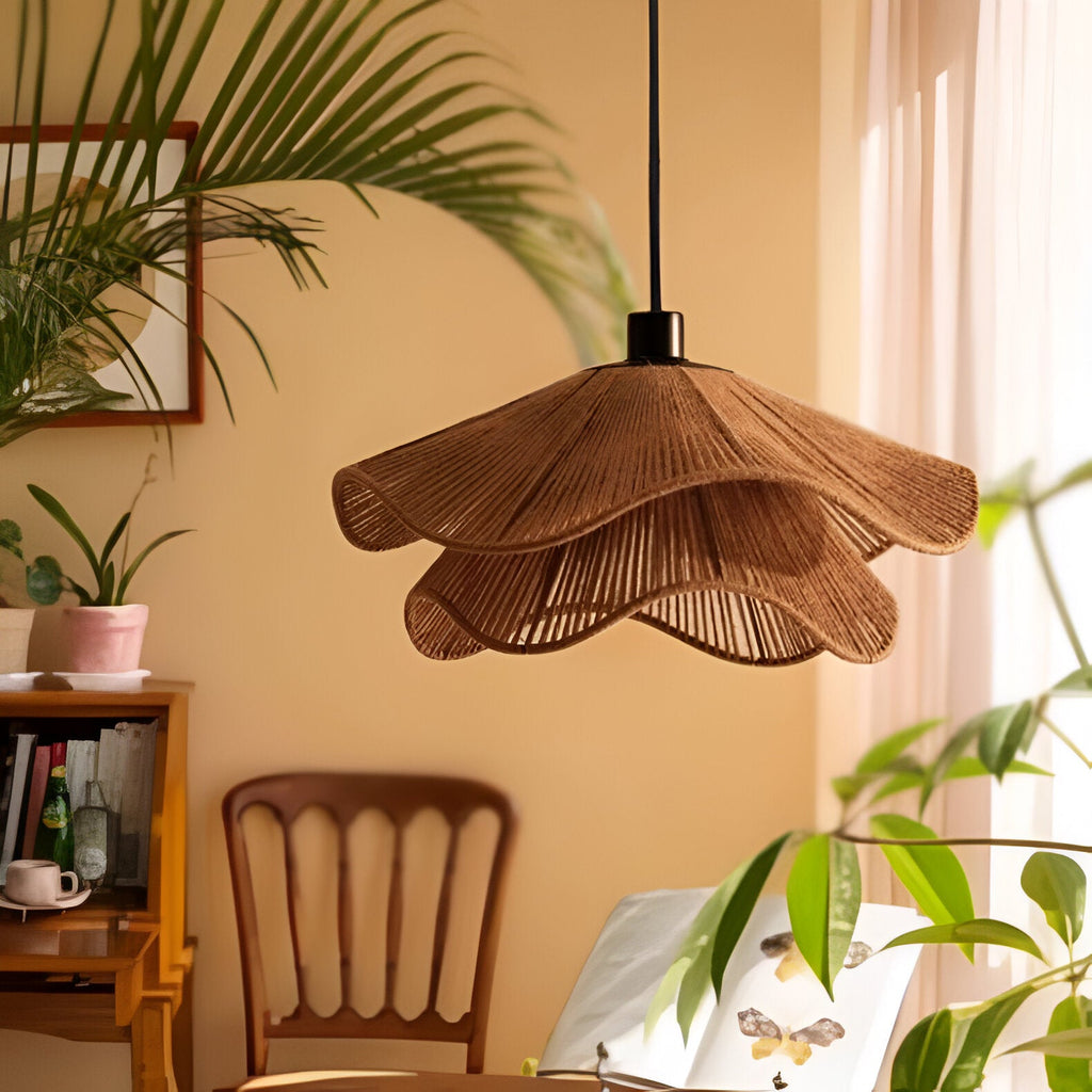 Casa Lumière Boho Jute Hanglamp - Zachte Natuurlijke Lichtval