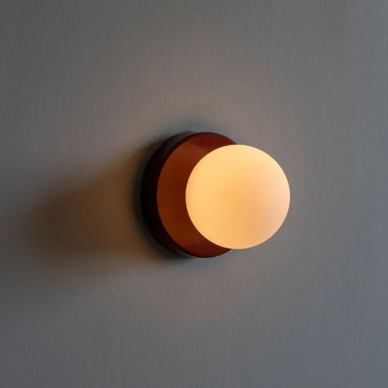 Casa Lumière Nordic Minimalistische LED Wandlamp - Ronde Vorm met Glazen Bol
