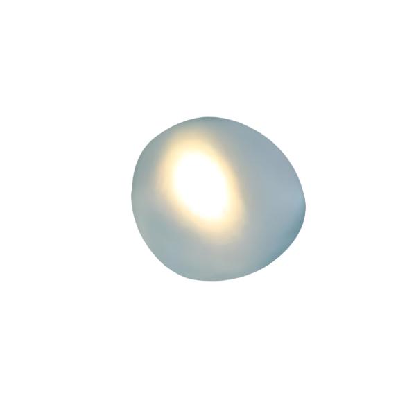 Casa Lumière Stained Cobblestone Glazen Wandlamp - Organische Design Wandverlichting