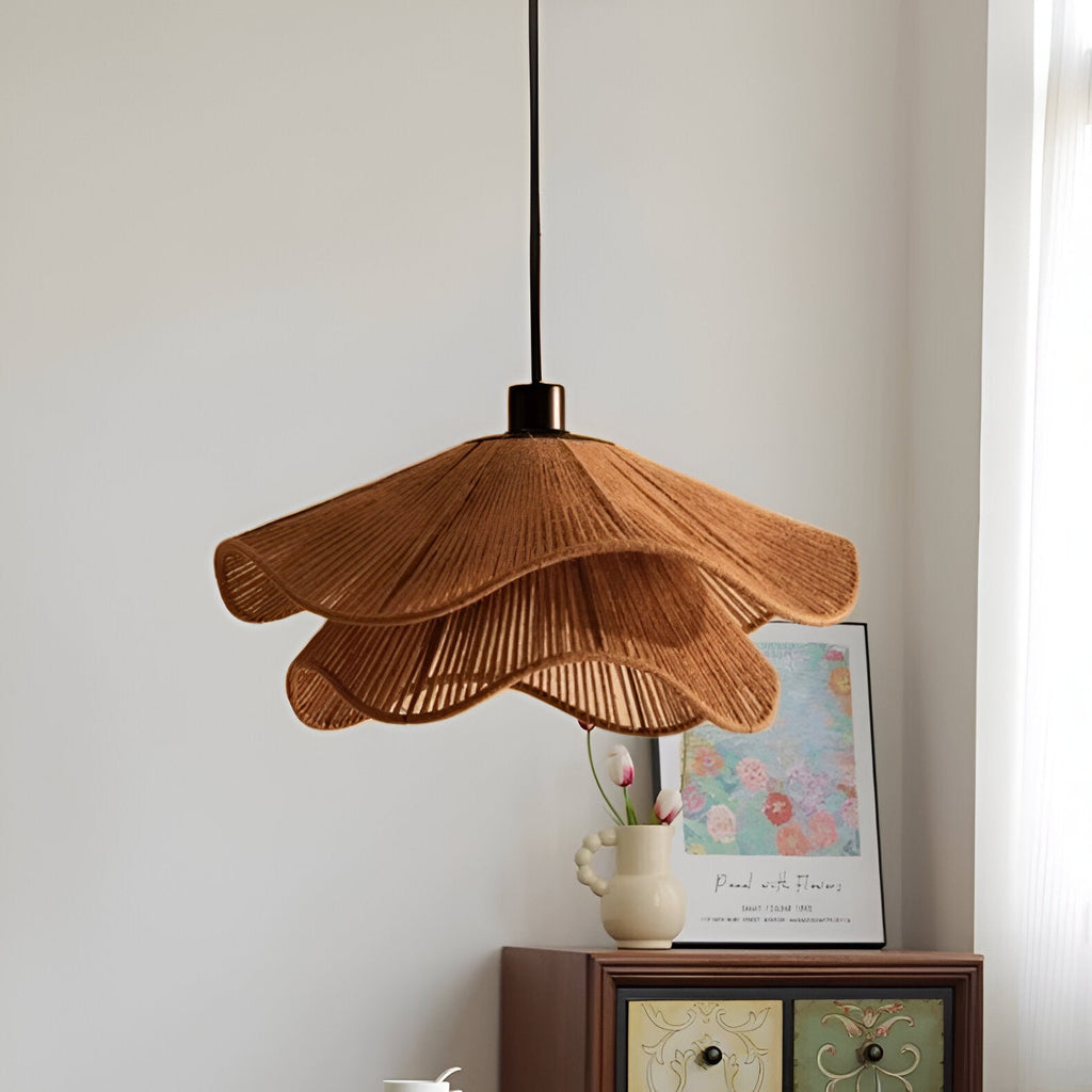 Casa Lumière Boho Jute Hanglamp - Zachte Natuurlijke Lichtval