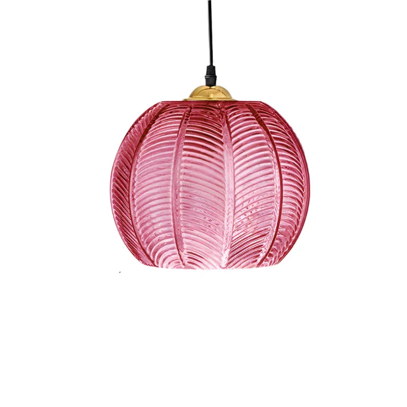 Casa Lumière Glazen Hanglamp Bladpatroon - Design Lamp