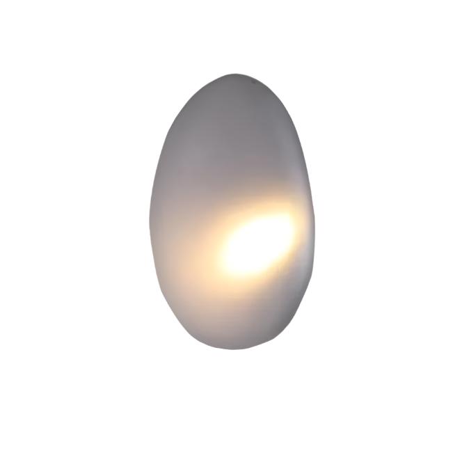 Casa Lumière Stained Cobblestone Glazen Wandlamp - Organische Design Wandverlichting