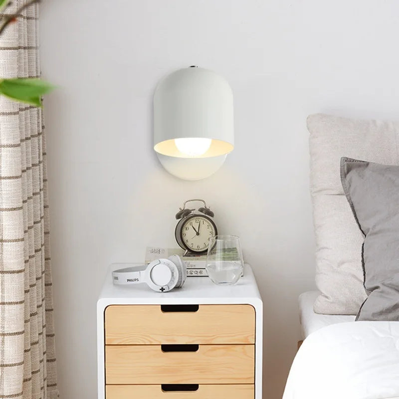 Casa Lumière Minimalistische Wandlamp - Ronde Kap voor Slaapkamer