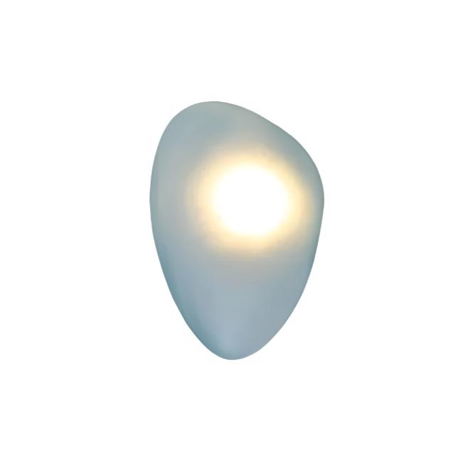 Casa Lumière Stained Cobblestone Glazen Wandlamp - Organische Design Wandverlichting