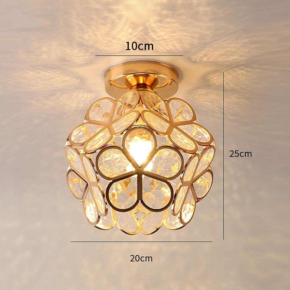 Casa Lumière Flower Plafondlamp - Elegant Bloemdesign en Warm Sfeervol Licht