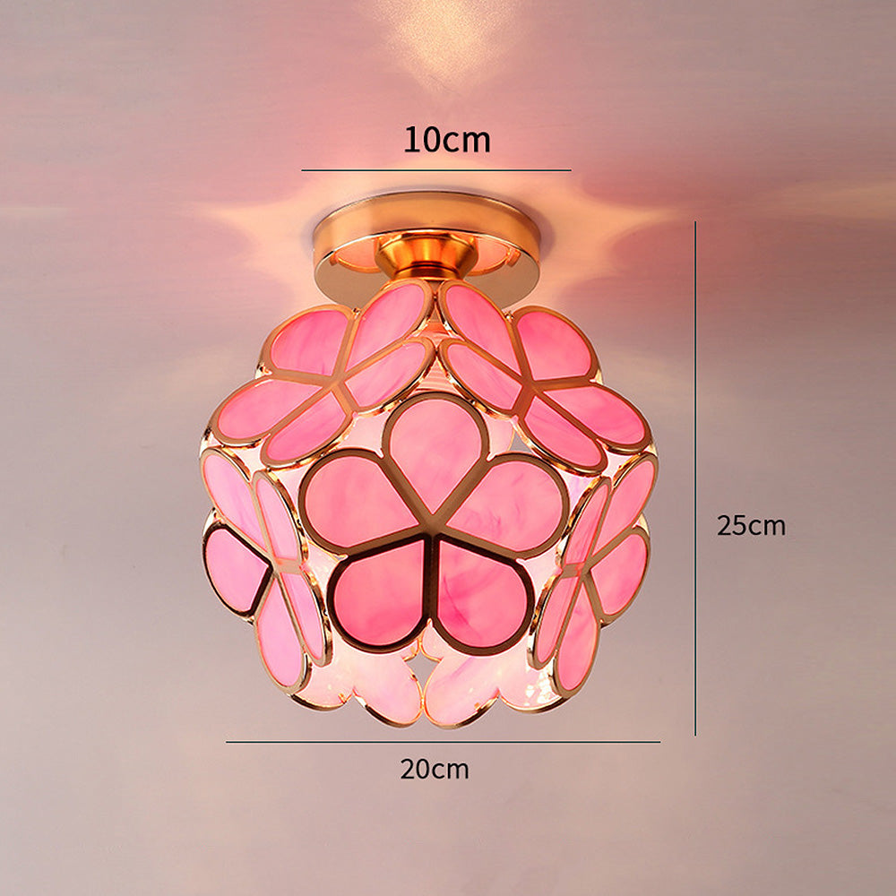 Casa Lumière Flower Plafondlamp - Elegant Bloemdesign en Warm Sfeervol Licht