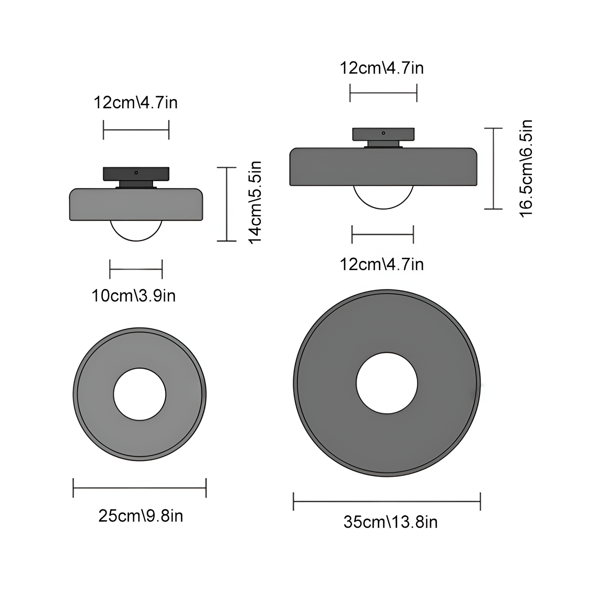 Casa Lumière Nordic Glazen Disc Wand- & Plafondlamp – Olijfgroen Glas & Minimalistisch Design Sfeerverlichting