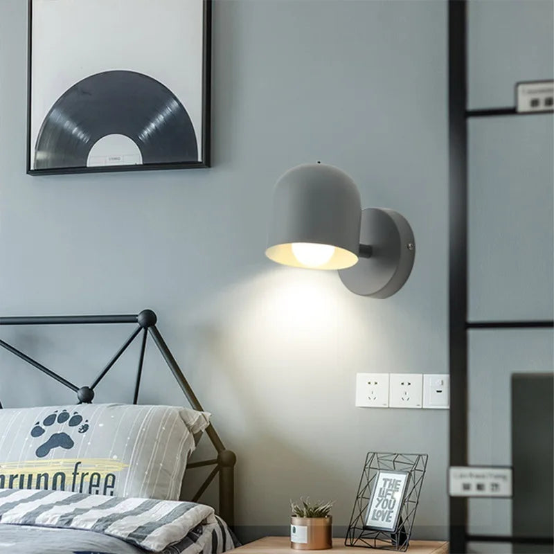 Casa Lumière Minimalistische Wandlamp - Ronde Kap voor Slaapkamer