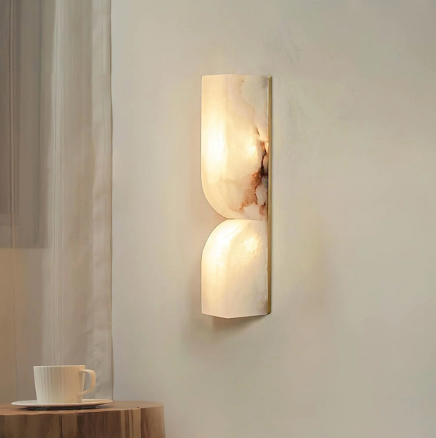 Casa Lumière Moderne Alabaster Wandlamp - Zacht Diffuus Licht
