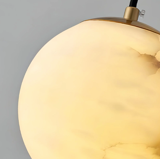 Casa Lumière Alabaster Hanglamp - Natuursteen Verlichting