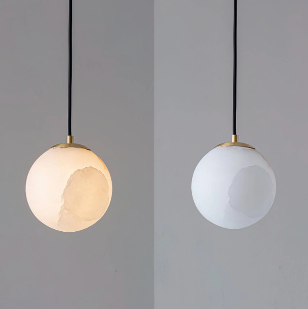 Casa Lumière Alabaster Hanglamp - Natuursteen Verlichting