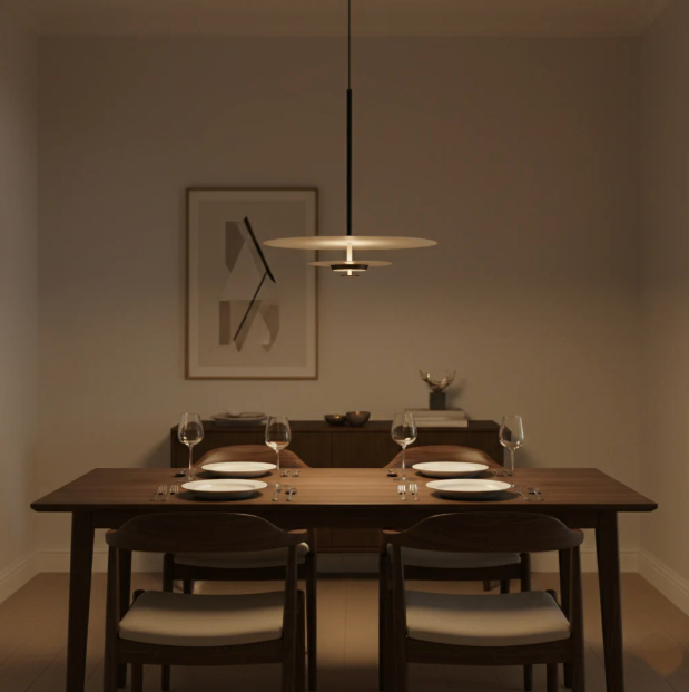 Casa Lumière Nordic Minimalist LED Hanglamp - Rond Design