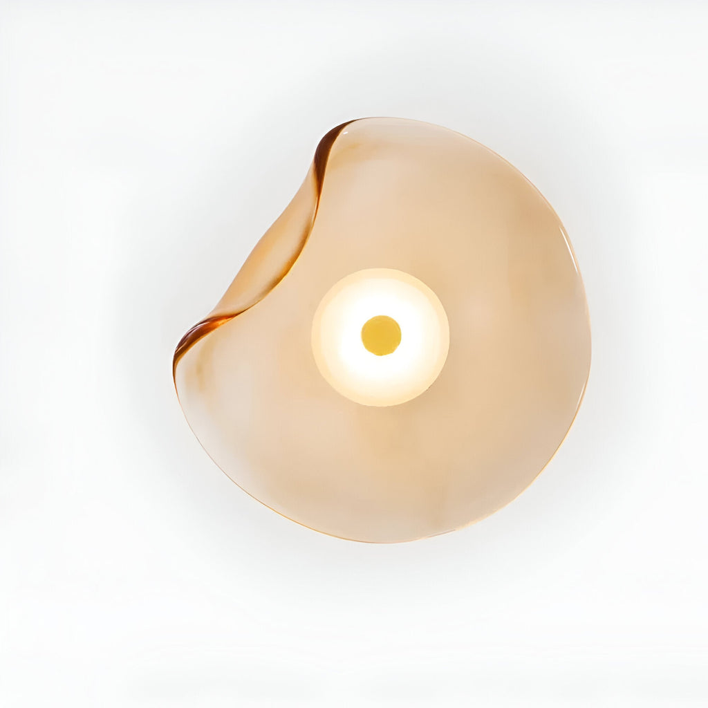Casa Lumière Amber Glas Wandlamp - Sfeervol Design Wandverlichting