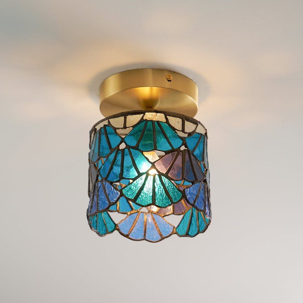 Casa Lumière Tiffany Plafondlamp - Sfeervol Glas Design