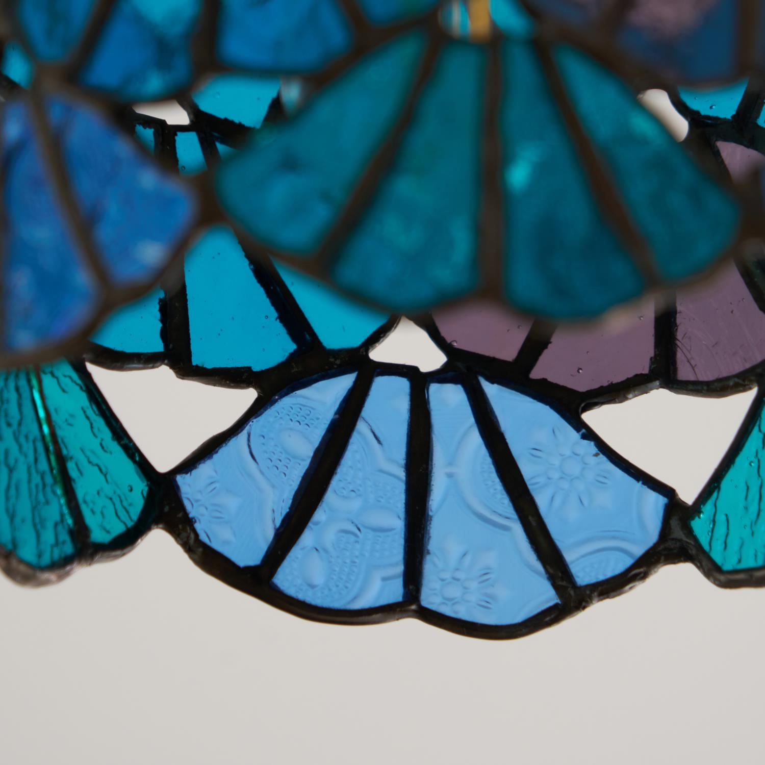 Casa Lumière Tiffany Plafondlamp - Sfeervol Glas Design