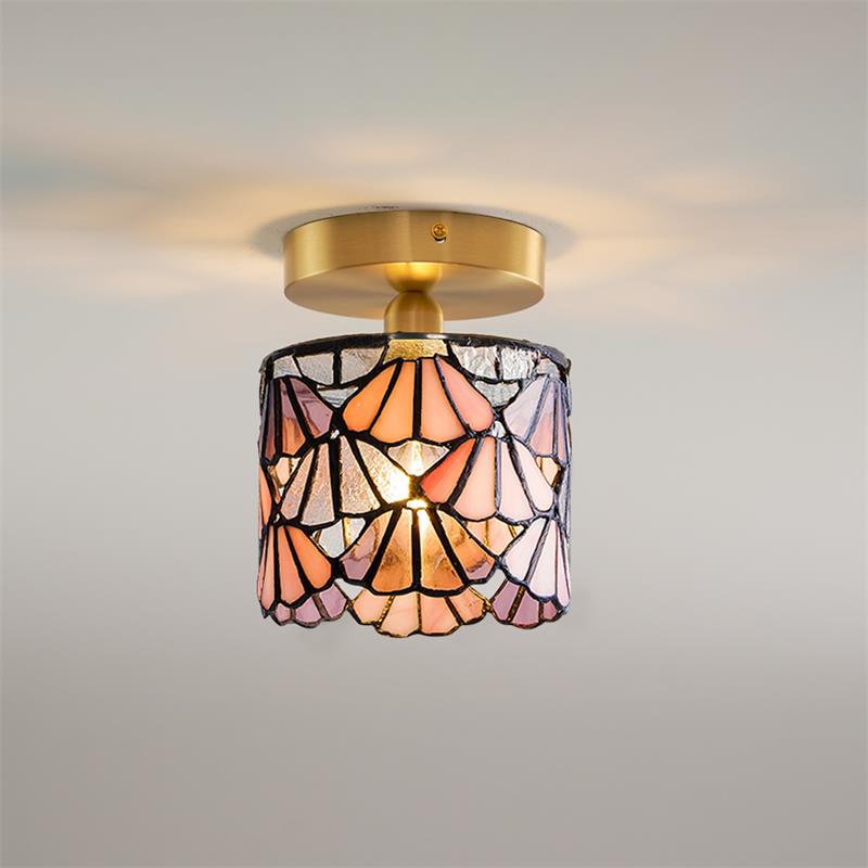 Casa Lumière Tiffany Plafondlamp - Sfeervol Glas Design