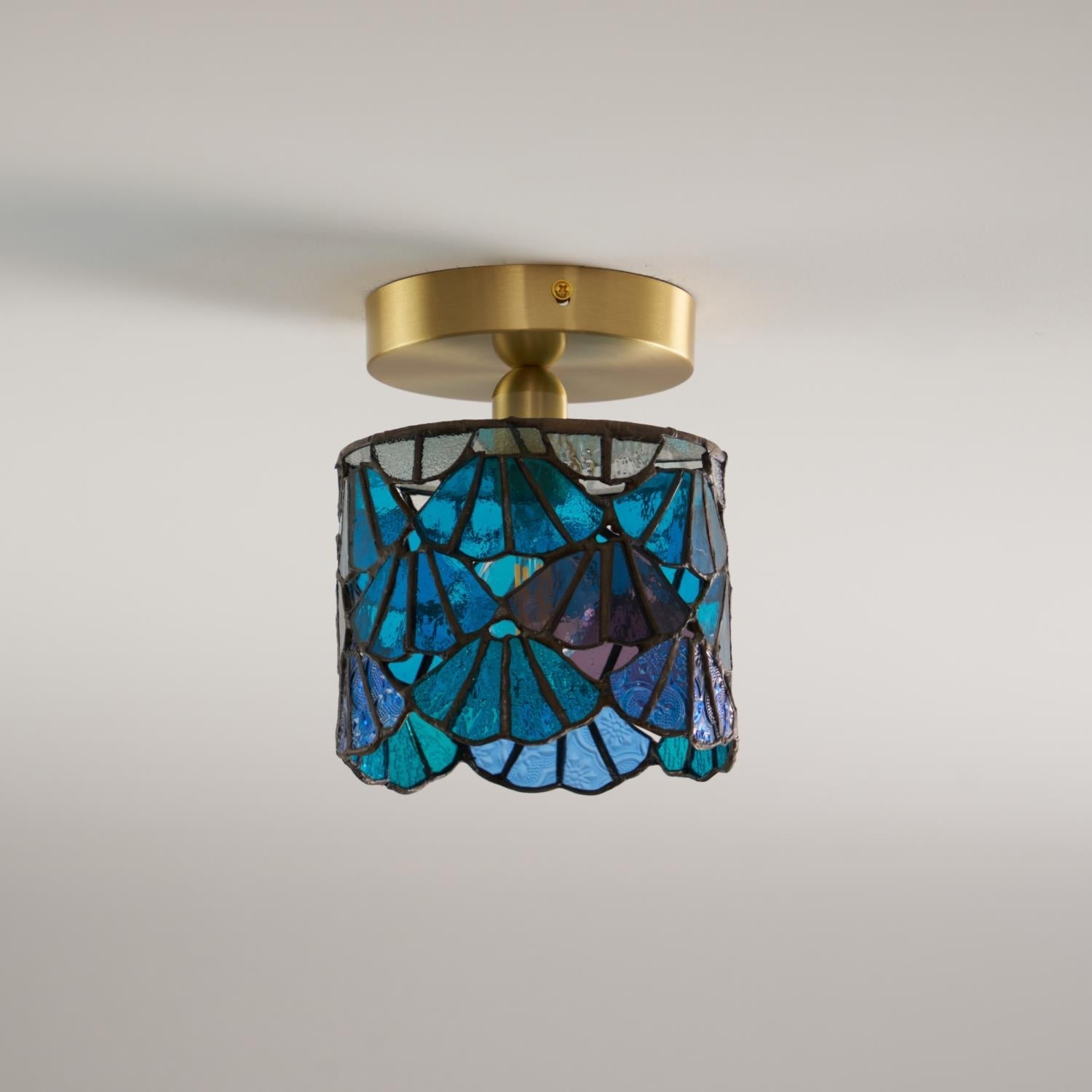 Casa Lumière Tiffany Plafondlamp - Sfeervol Glas Design