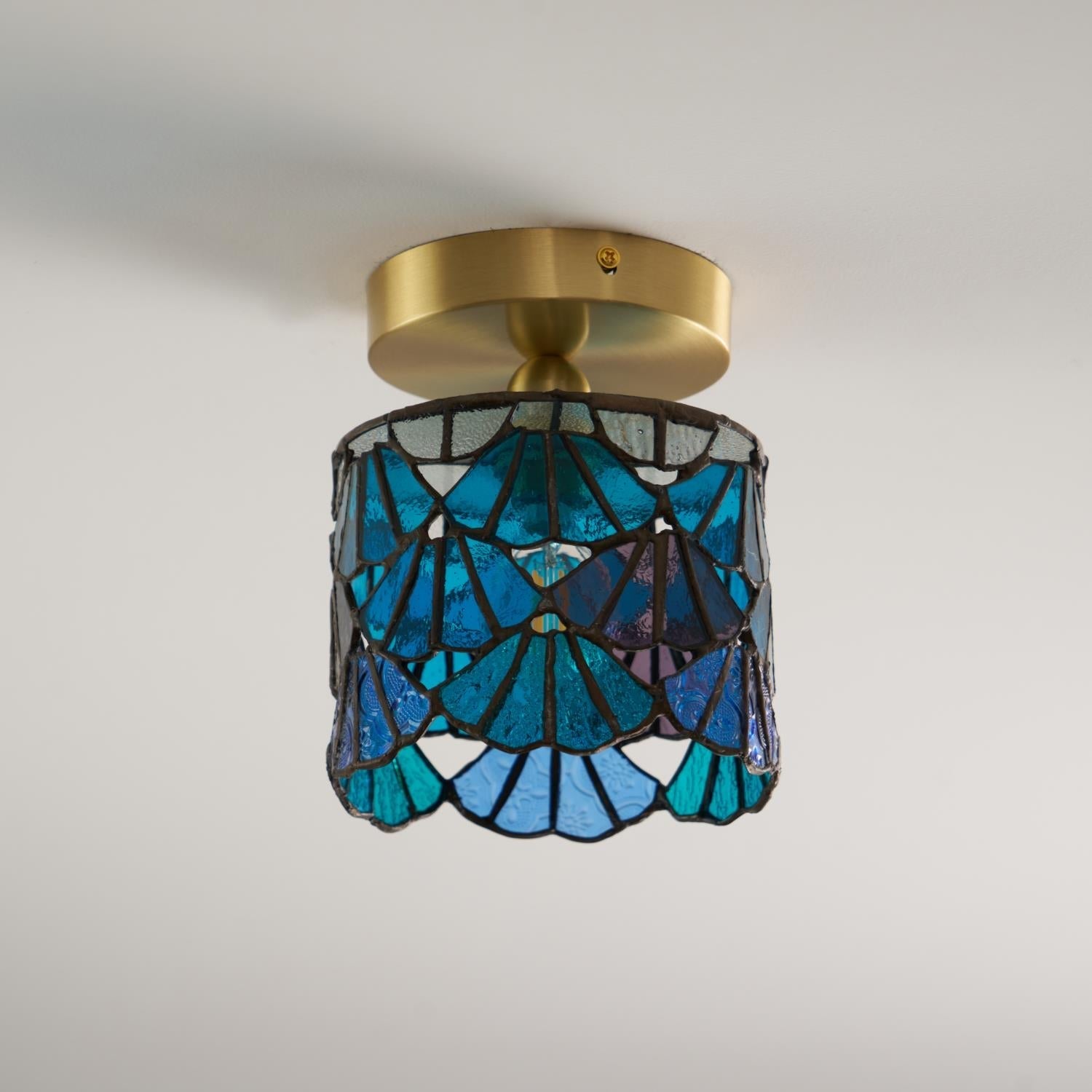 Casa Lumière Tiffany Plafondlamp - Sfeervol Glas Design