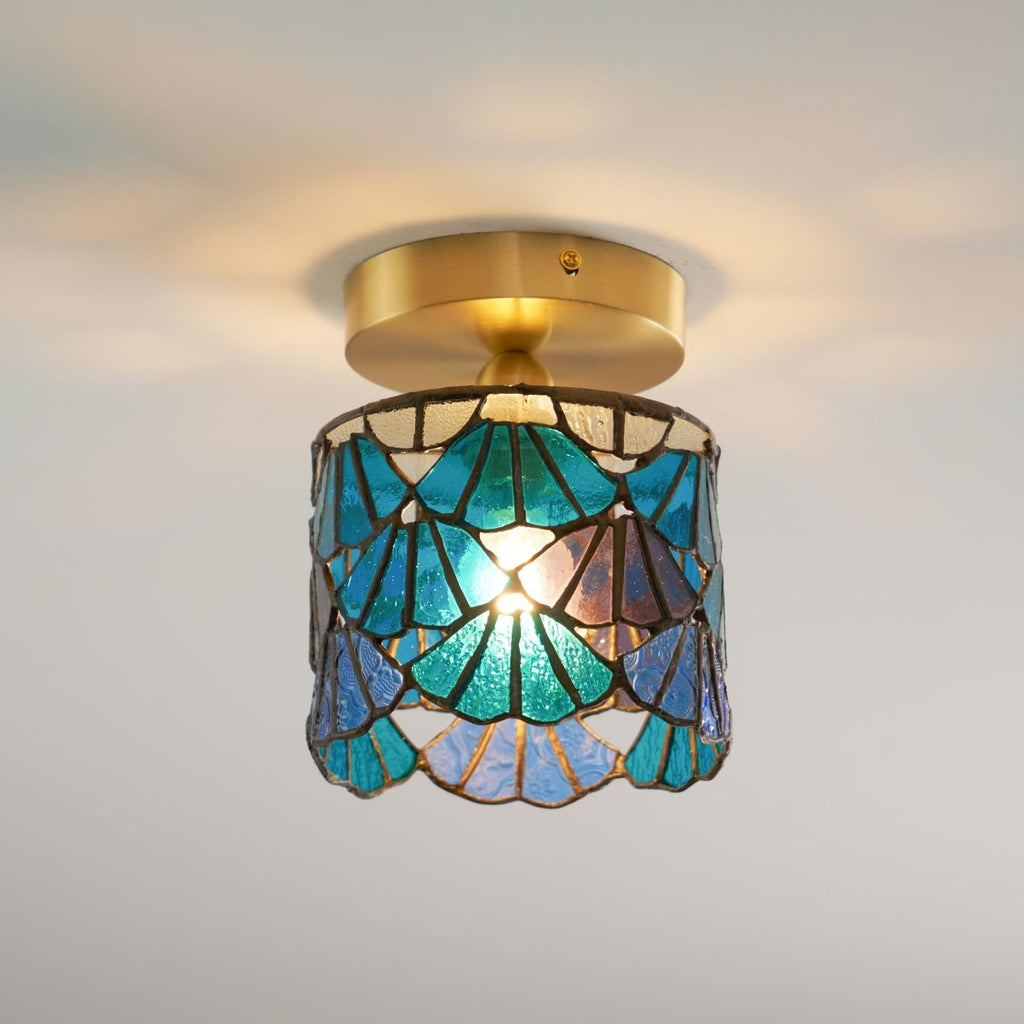 Casa Lumière Tiffany Plafondlamp - Sfeervol Glas Design