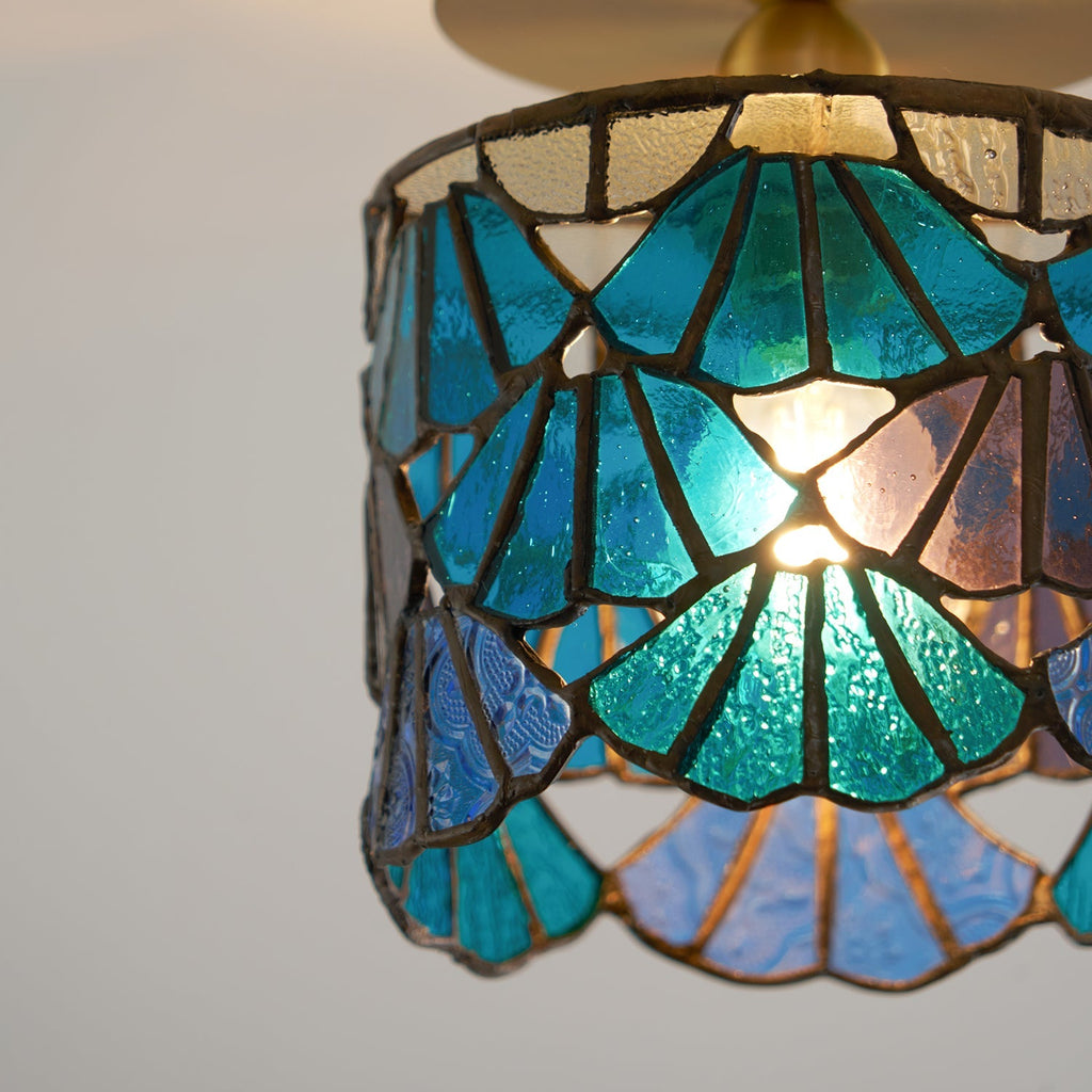 Casa Lumière Tiffany Plafondlamp - Sfeervol Glas Design