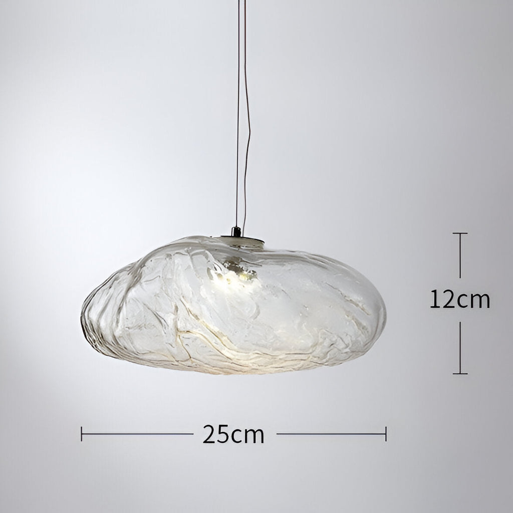 Casa Lumière Cloud Glas Hanglamp – Minimalistisch Design Woonkamer, Eetkamer & Slaapkamer