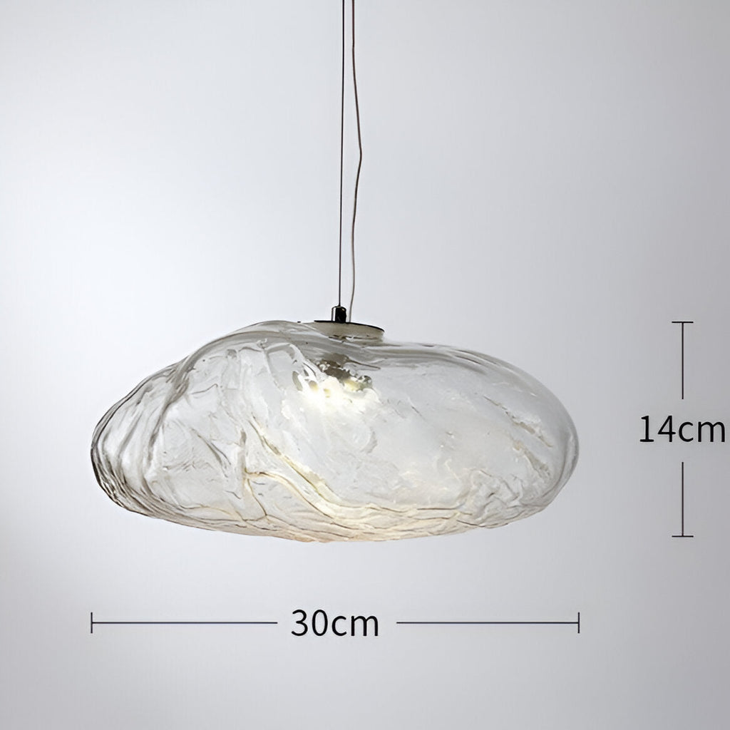 Casa Lumière Cloud Glas Hanglamp – Minimalistisch Design Woonkamer, Eetkamer & Slaapkamer
