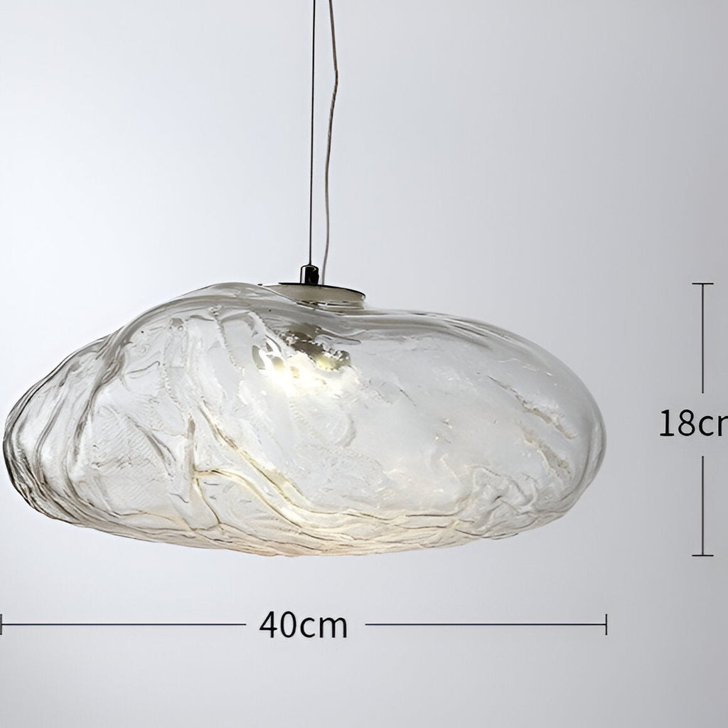 Casa Lumière Cloud Glas Hanglamp – Minimalistisch Design Woonkamer, Eetkamer & Slaapkamer